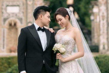 Loạt ảnh cưới chụp ở châu Âu lần đầu được công bố của Hoa hậu Đỗ Thị Hà