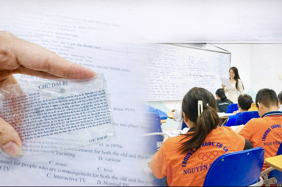 Bắt quả tang học sinh dùng phao thi, cô giáo nhận cái kết ngoài dự đoán