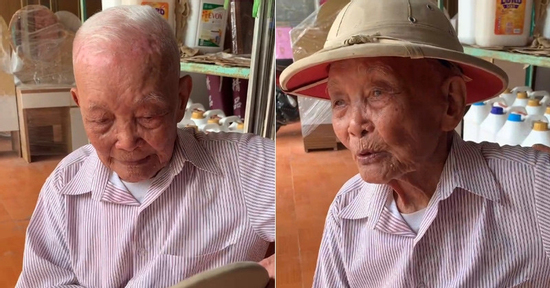 Cụ ông 105 tuổi ở Bắc Ninh đạp xe thể dục mỗi ngày, nhớ hết tên con cháu