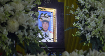 Nước mắt tiễn đưa Thiếu tá Nguyễn Xuân Hải hy sinh khi làm nhiệm vụ