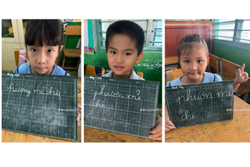 Loạt ảnh viết sai chính tả 'khó đỡ' của các bé tiểu học khiến netizen cười ngất