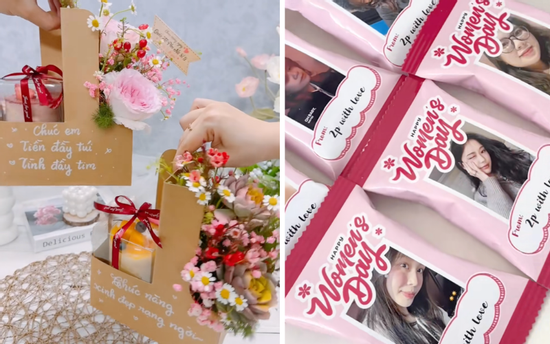Những combo quà 8/3 đang trở thành hot trend trên TikTok