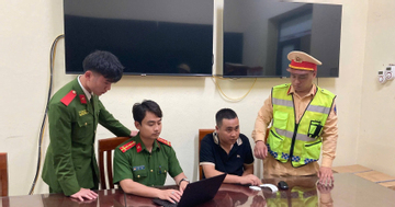 Tài xế ô tô vi phạm nồng độ cồn 'thông chốt', va chạm xe CSGT ở Quảng Ninh