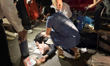 Ô tô tông liên hoàn 10 xe ở Hà Nội: 1 người tử vong, tài xế có nồng độ cồn