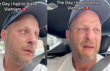 Khách Tây khóc sụt sùi khi rời Việt Nam, hứa mua vé một chiều để quay lại