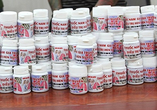 Khởi tố kẻ sản xuất, buôn bán thuốc hen suyễn giả, quảng cáo 'khỏi 100%'