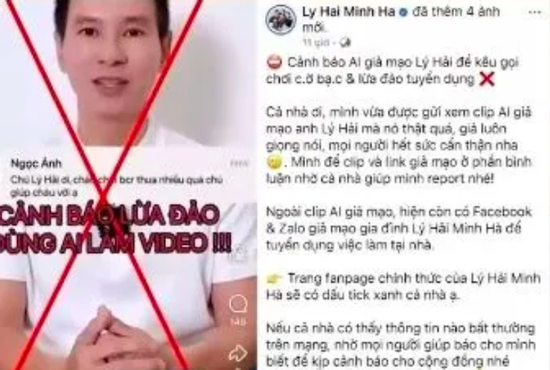 Mạo danh người nổi tiếng bằng AI: Phạt 80 triệu đồng, buộc dán nhãn