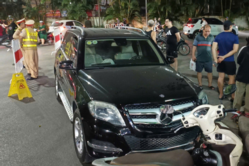 Vụ ô tô Mercedes đâm liên hoàn ở Hà Nội: Kết quả kiểm tra nồng độ cồn với tài xế