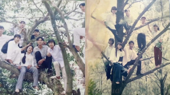 Dân mạng trẻ thắc mắc tại sao thế hệ 7x, 8x toàn chụp ảnh trên cây