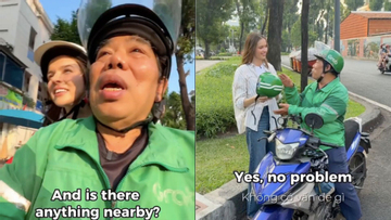 Tài xế Grab U70 'bắn tiếng Anh' với khách Tây, dân mạng gọi là đại sứ du lịch