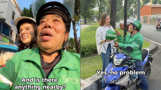Tài xế Grab U70 'bắn tiếng Anh' với khách Tây, dân mạng gọi là đại sứ du lịch