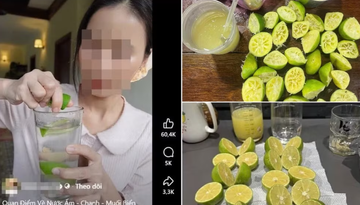 Từ trào lưu mạng, một người tử vong sau khi chữa bệnh bằng chanh liều cao