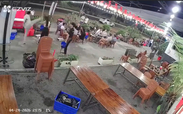 Xác minh clip người đàn ông hành hung nữ quản lý quán nhậu ở Nha Trang