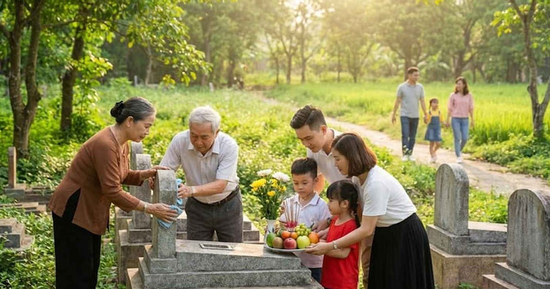 Bài học bất kính ở nghĩa trang dịp Thanh minh