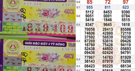 Chiều 3-4, lộ diện nơi trúng giải độc đắc xổ số miền Nam