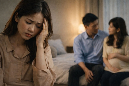 Thất thần khi chồng báo có con với vợ cũ
