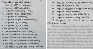 Chi tiết danh sách 22 thực phẩm chức năng giả bán trên sàn thương mại điện tử, chợ thuốc