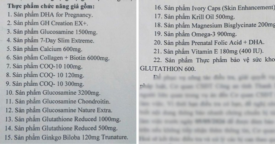 Chi tiết danh sách 22 thực phẩm chức năng giả bán trên sàn thương mại điện tử, chợ thuốc