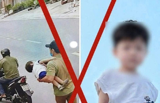 Công an Đà Nẵng bác thông tin 'cháu bé bị 2 người lạ bế lên xe chở đi'