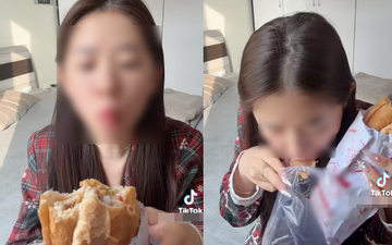 Nữ Tiktoker xin lỗi sau khi chê bánh mì 'chỉ đói khát, khổ cực mới ăn'