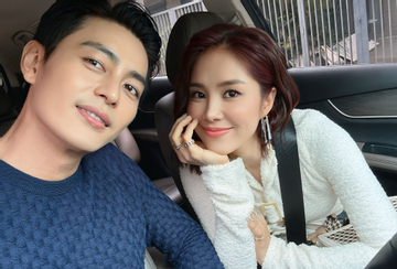 Chụp ảnh cùng bạn diễn kém tuổi, Lê Phương vẫn trẻ đẹp ở tuổi 41