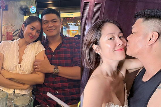 Lê Phương được chồng trẻ khen: 'Vợ ngày càng đẹp, anh lo quá'