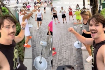 Du khách Hà Lan 'quẩy' aerobic với các bà, các mẹ khiến dân mạng cười bò