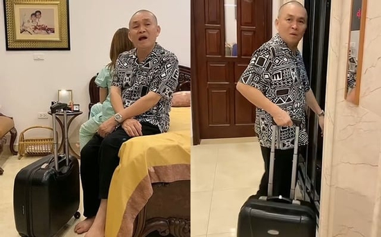 Nghệ sĩ Xuân Hinh gây chú ý với clip hài hước bỏ nhà ra đi vì vợ không xin lỗi