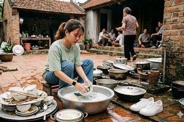 Lần đầu ra mắt bị cô chồng bắt rửa 3 mâm bát