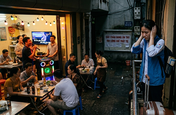 Con tôi phải khăn gói sang nhà bác ôn thi lớp 10 do hàng xóm hát karaoke mỗi tối