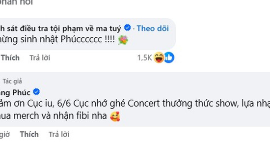 Tăng Phúc bất ngờ được fanpage Cục CSĐT về ma túy gọi tên, chuyện gì đang xảy ra?