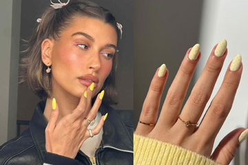 Chán màu nail trung tính nhưng ngại sặc sỡ vì quá nổi bật, hãy thử màu vàng bơ