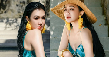 Chung Lệ Đề tuổi 55 vẫn hở bạo, được chồng kém 12 tuổi cưng chiều