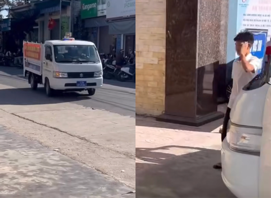 Nam sinh Nghệ An ngủ quên ngày thi lớp 10, công an dùng xe chuyên dụng mở đường