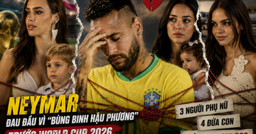 Có 4 người con với 3 phụ nữ, Neymar vướng rắc rối gia đình trước ngày hội World Cup