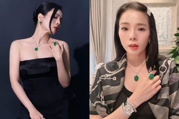 Sao Việt mê diện trang sức ngọc: Lệ Quyên toàn size 
