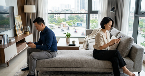 Hạnh phúc giả tạo trong những 