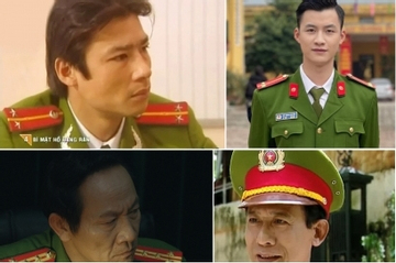 Loạt nam diễn viên nổi tiếng với vai công an trên phim giờ vàng VTV