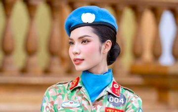 Nhan sắc nữ trung úy 25 tuổi gây sốt ở Miss Grand Vietnam 2026