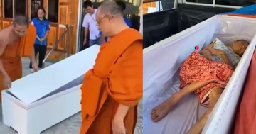 Tiếng gõ yếu ớt phát ra từ quan tài trước giờ hỏa táng, hé lộ sự thật bên trong khiến mọi người hoảng hốt