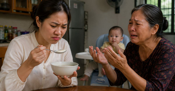 Nếm thử bát cháo mẹ chồng nấu cho con trai 7 tháng tuổi, tôi lập tức thu dọn đồ ra ở riêng