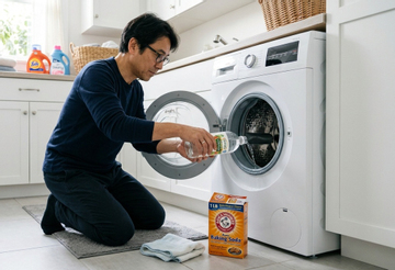 Cách vệ sinh sâu cho máy giặt mà không cần gọi thợ