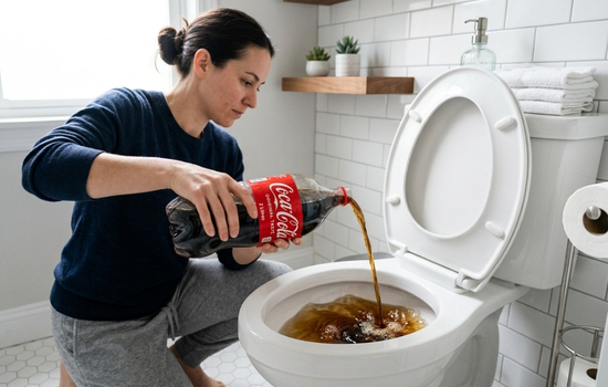 Đổ Coca-cola xuống bồn cầu có tác dụng gì?