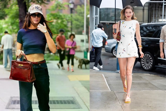 Chị em Bella - Gigi Hadid và Kendall Jenner gợi ý loạt trang phục mặc xuyên Hè