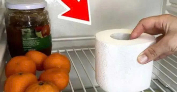 Đặt một cuộn giấy vệ sinh trong tủ lạnh: Chúng có 2 công dụng nhà nào cũng cần dùng đến