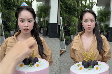 Hoa hậu Thanh Thủy gây chú ý với màn 'chạy trốn' tuổi 24 trong ngày sinh nhật