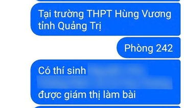 Rà soát thêm điểm thi tốt nghiệp THPT có nghi vấn tiêu cực ở Quảng Trị