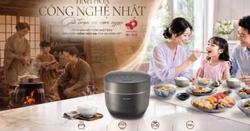 Sharp Maidaki - Tinh hoa nấu cơm chuẩn Nhật cho gia đình Việt