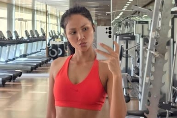 Hoa hậu H'Hen Niê khoe body chuẩn trong phòng gym, một chi tiết chiếm trọn spotlight