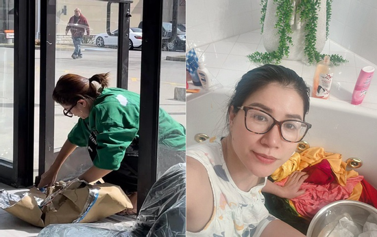 Từng gây chú ý khi chia sẻ chuyện làm nghề dọn vệ sinh ở Mỹ, Trang Trần hé lộ cuộc sống trong căn nhà rộng rãi bên chồng con